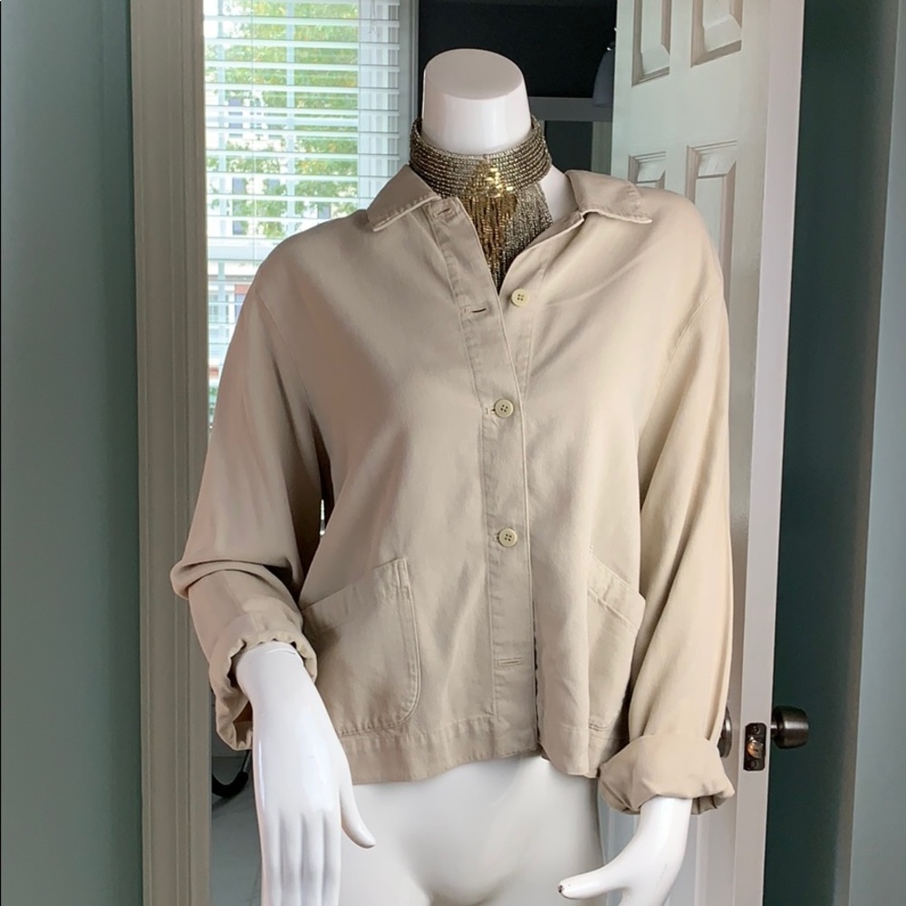 EileenFisher lightweight jacket top!